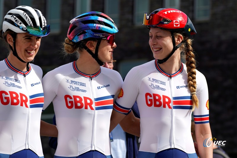 2023 UEC Road European Championships - Drenthe - Under 23 Women?s Road Race - Coevorden - Col Du VAM 108 km - 22/09/2023 - Zoe Backstedt (Great Britain) - Elynor Backstedt (Great Britain) - photo Massimo Fulgenzi/SprintCyclingAgency?2023